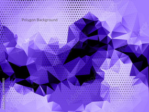 Abstract polygonal triangles colorful background