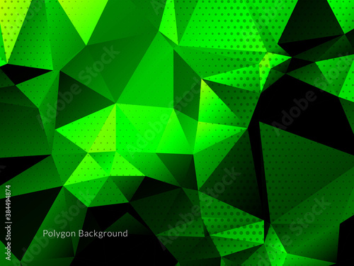 Abstract polygonal triangles colorful background