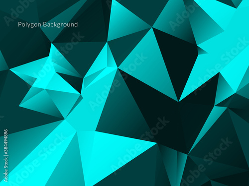 Decorative background with colorful polygon shapes