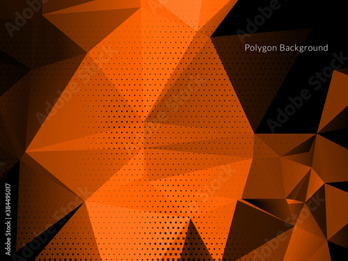 Decorative background with colorful polygon shapes