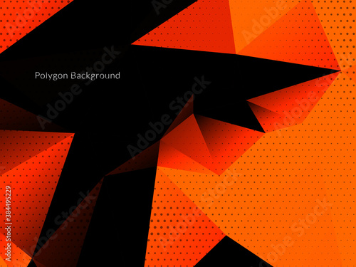 Modern colorful geometric polygon background