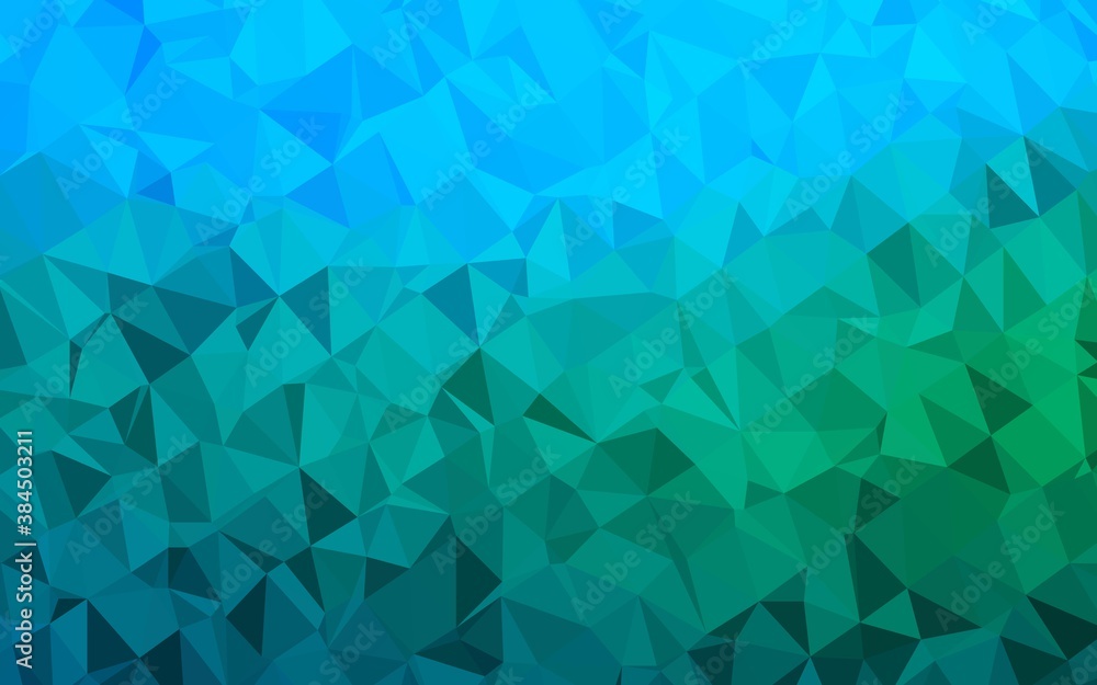 Light Blue, Green vector abstract mosaic backdrop. Light Blue, Green vector abstract mosaic backdrop.