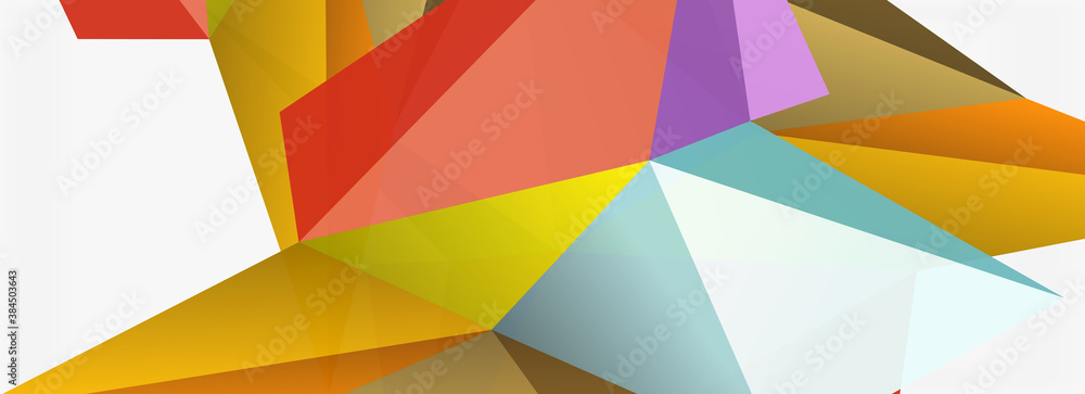 3d mosaic abstract backgrounds, low poly shape geometric design 3d mosaic abstract backgrounds, low poly shape geometric design