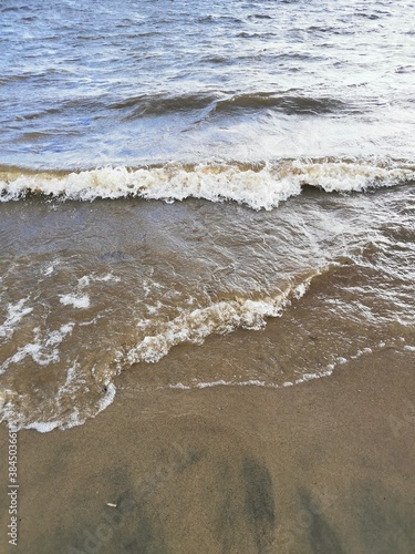 waves on the beach