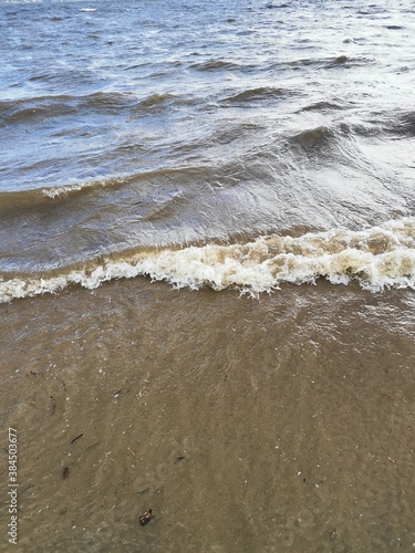 waves on the beach