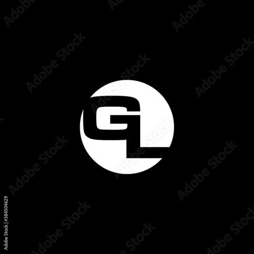 GL Letter Initial Logo Design Template Vector Illustration