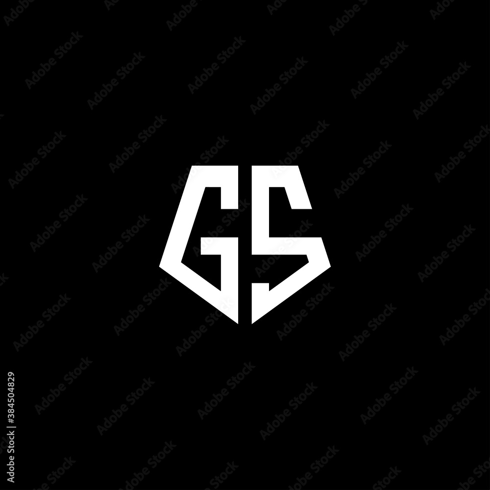 Obraz premium GS Letter Initial Logo Design Template Vector Illustration