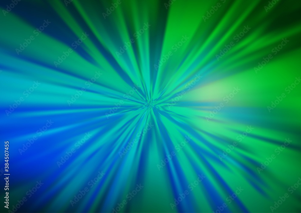 Light Blue, Green vector glossy bokeh pattern. Light Blue, Green vector glossy bokeh pattern.