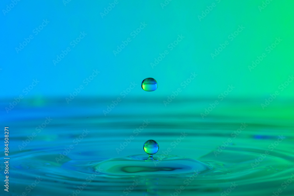 Wassertropfen Hochgeschwindigkeit Aufnahme Wassertropfen Hochgeschwindigkeit Aufnahme