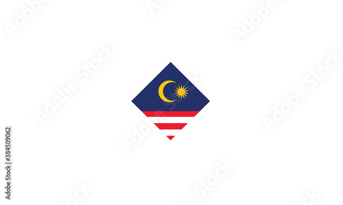 Malaysia flag diamond vector illustration Free Download Malaysia flag diamond vector illustration - GFXLoad