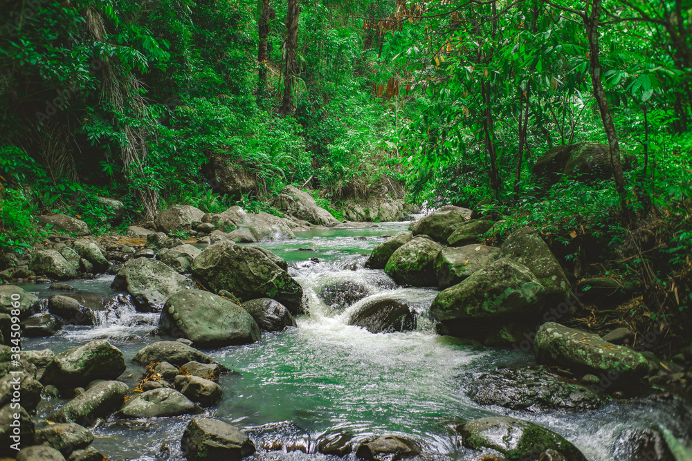 The river in the village of Bukittinggi, West Lombok feels very fresh and clean The river in the village of Bukittinggi, West Lombok feels very fresh and clean