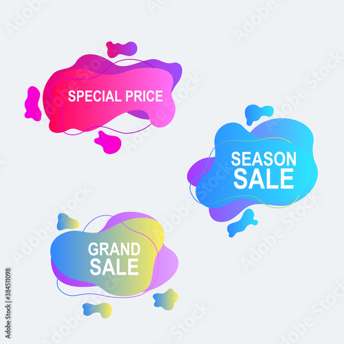 bubbles on blue with gradient color for promotion and advertisement
