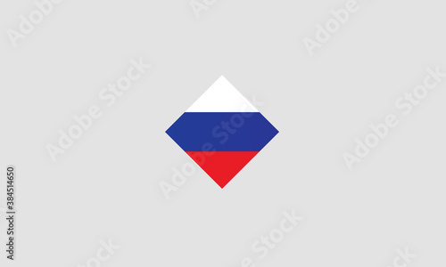 Free Download Russia flag diamond vector illustration - GFXLoad