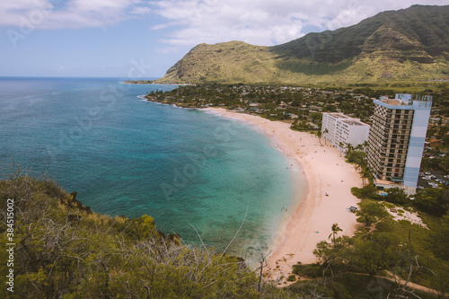 Papaoneone Beach, Makaha,West Oahu coast, Hawaii photo