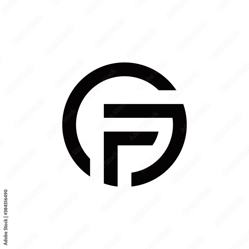 g f gf fg initial logo design vector graphic idea creative g f gf fg initial logo design vector graphic idea creative