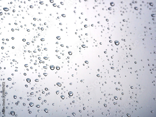  water drops on a window