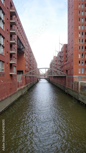 canal in Speicherstadt of Hamburg © Alberto