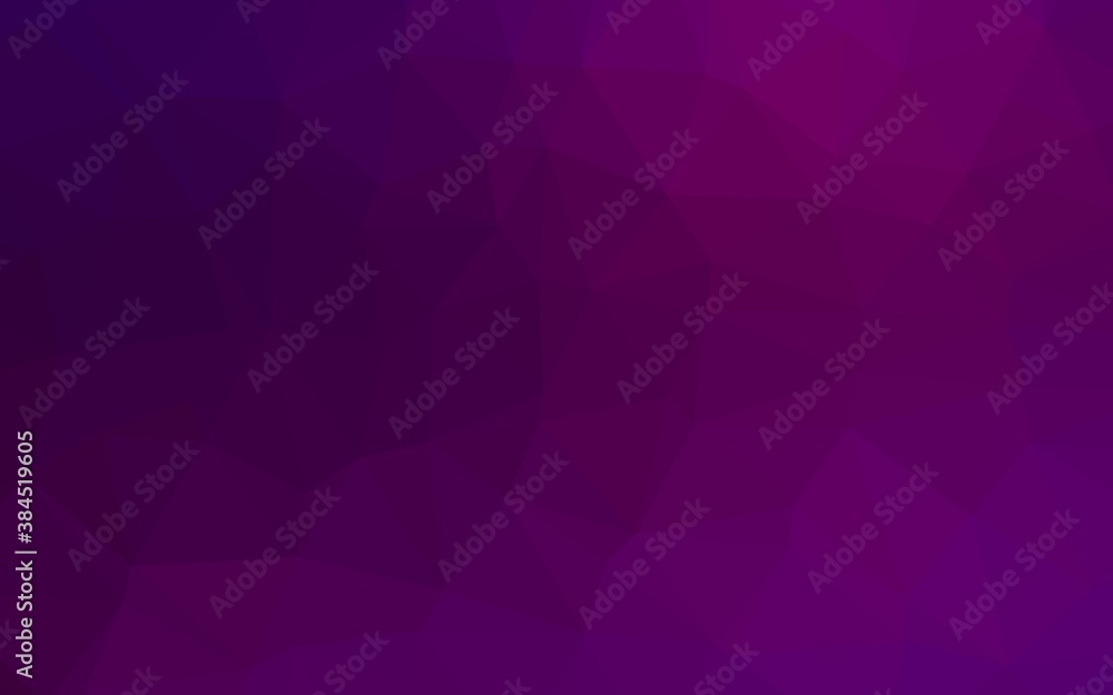 Dark Purple vector polygon abstract background. Dark Purple vector polygon abstract background.