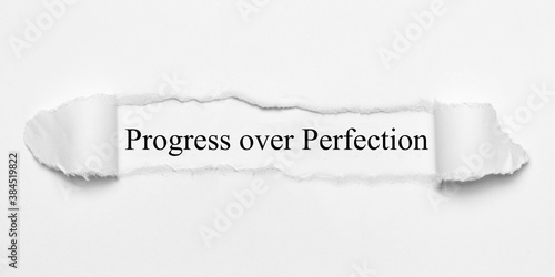 Progress over Perfection  photo