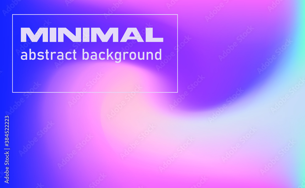 Obraz premium Trendy texture with polarization effect and colorful neon holographic stains. Abstract psychedelic background.