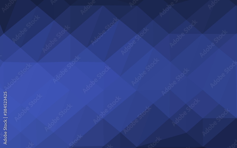 Dark BLUE vector blurry triangle pattern. Dark BLUE vector blurry triangle pattern.