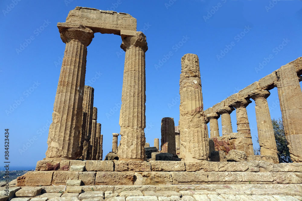 Italy. Sicilia. The Valley of the Temples in Agrigento