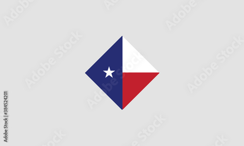 Free Download Texas flag diamond vector illustration - GFXLoad