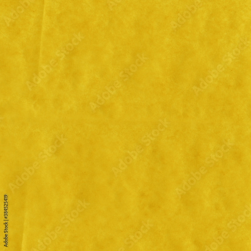 Yellow vintage and old looking crumpled paper background. Retro cardboard texture. Grunge paper for drawing. Ancient book page. Present wrapping.