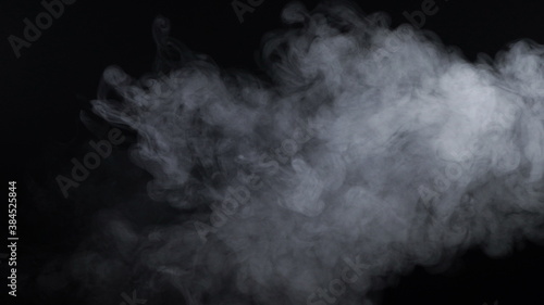 Video of cloudy smoke of electronic cigarette