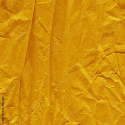 Wallpaper Mural Yellow vintage and old looking crumpled paper background. Retro cardboard texture. Grunge paper for drawing. Ancient book page. Present wrapping. Torontodigital.ca