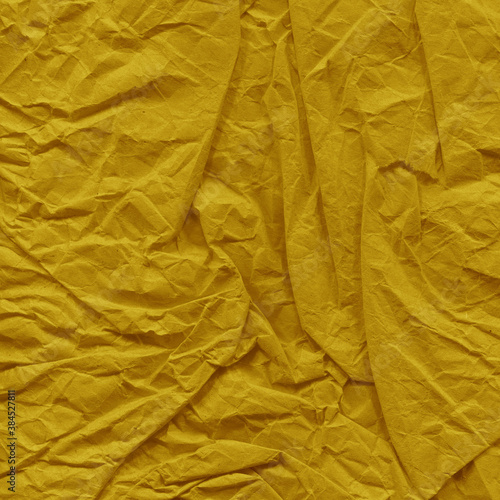 Wallpaper Mural Yellow vintage and old looking crumpled paper background. Retro cardboard texture. Grunge paper for drawing. Ancient book page. Present wrapping. Torontodigital.ca
