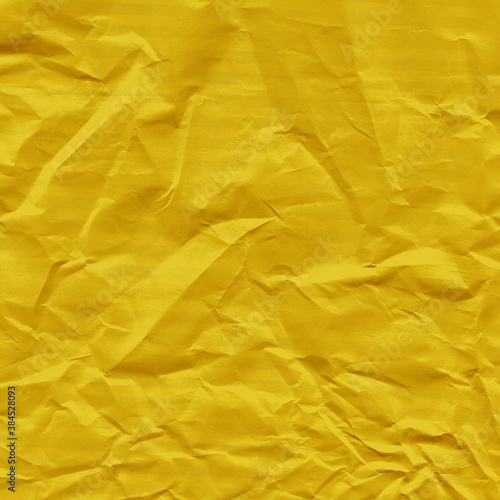 Wallpaper Mural Yellow vintage and old looking crumpled paper background. Retro cardboard texture. Grunge paper for drawing. Ancient book page. Present wrapping. Torontodigital.ca