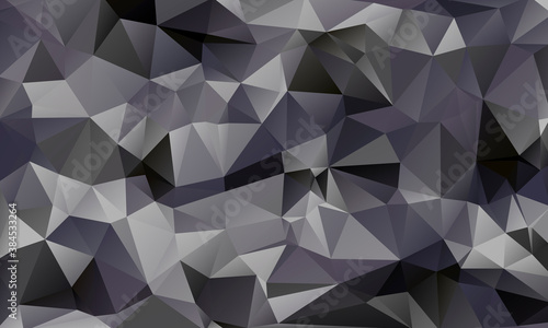 Abstract Vector Camouflage gray and black Background Made of Geometric Triangles Shapes
