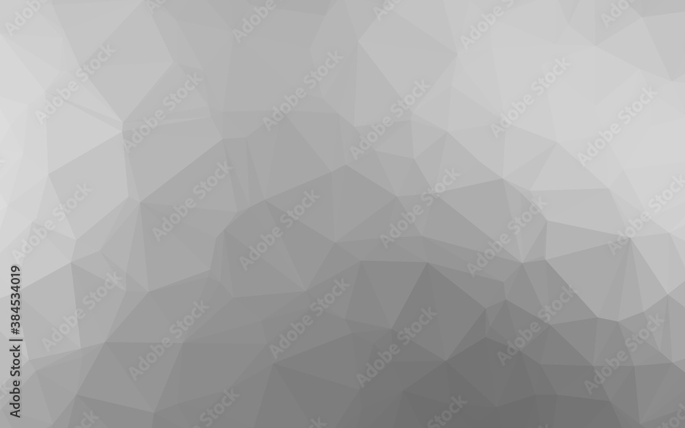 Light Silver, Gray vector abstract polygonal layout. Light Silver, Gray vector abstract polygonal layout.