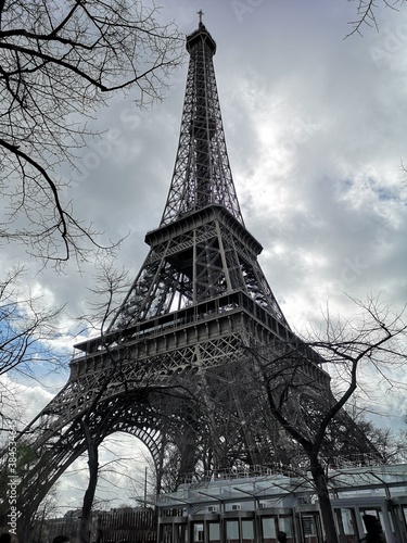 Fototapeta Naklejka Na Ścianę i Meble -  Eiffel Tower in Paris the capital city of France