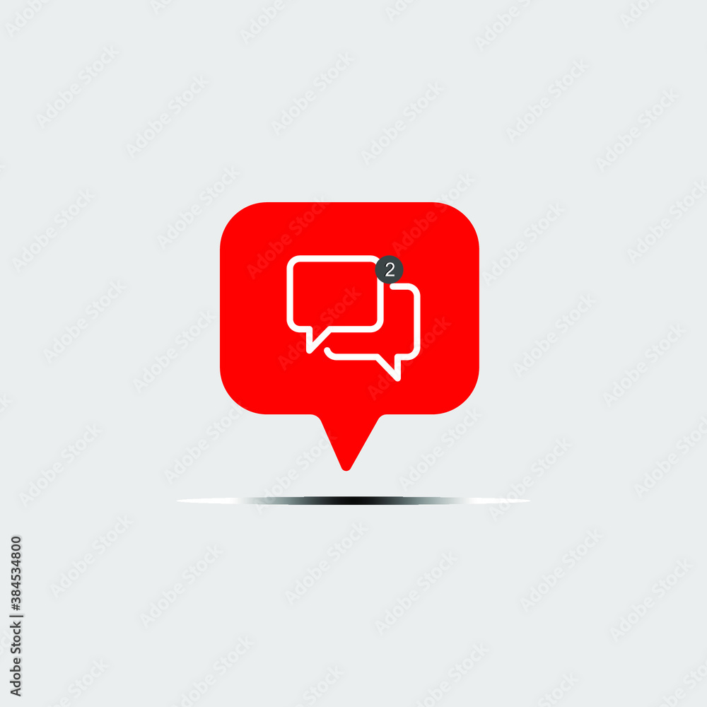 Like icon on white background. Flat design. Vector illustration Like icon on white background. Flat design. Vector illustration
