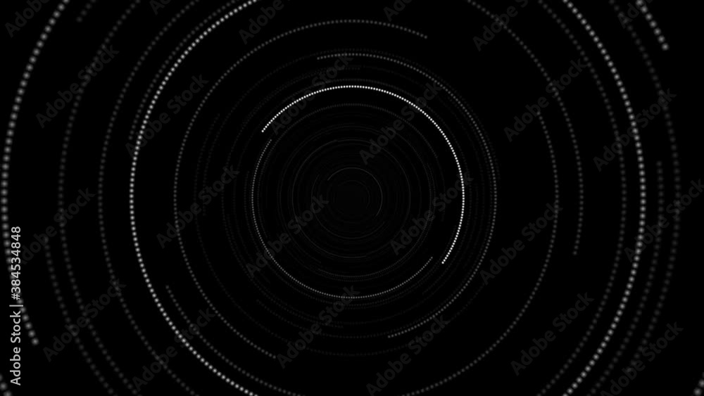 Fine Semi Circles Demi Rings Expanding Towards Viewer Mask Fine Semi Circles Demi Rings Expanding Towards Viewer Mask