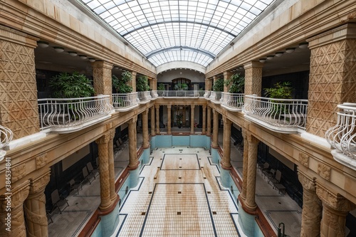 Traditional bath with swimming pool