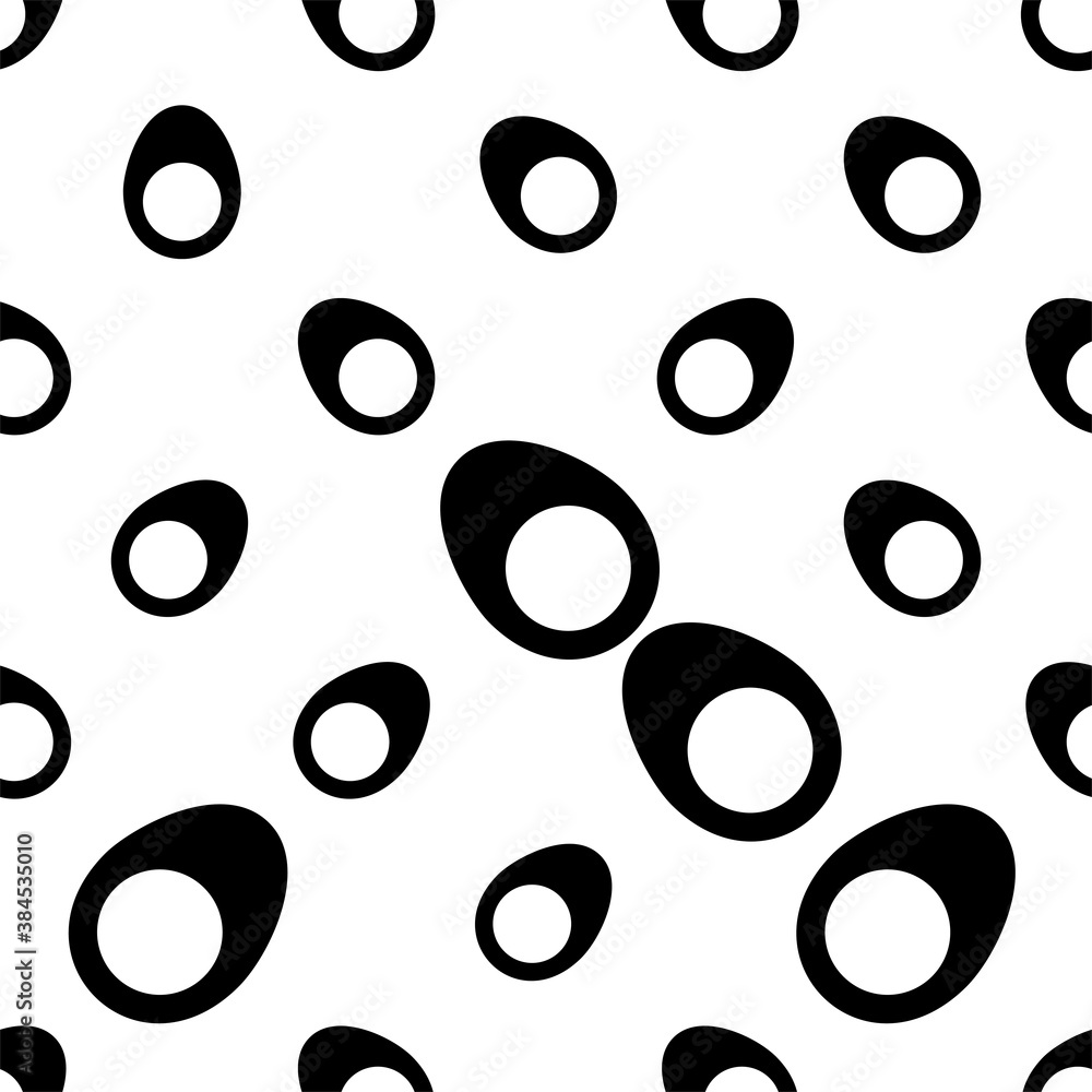 Egg Icon Seamless Pattern, Egg Egg Icon Seamless Pattern, Egg