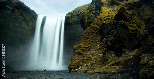 Skogafoss waterfall in Iceland, Europe