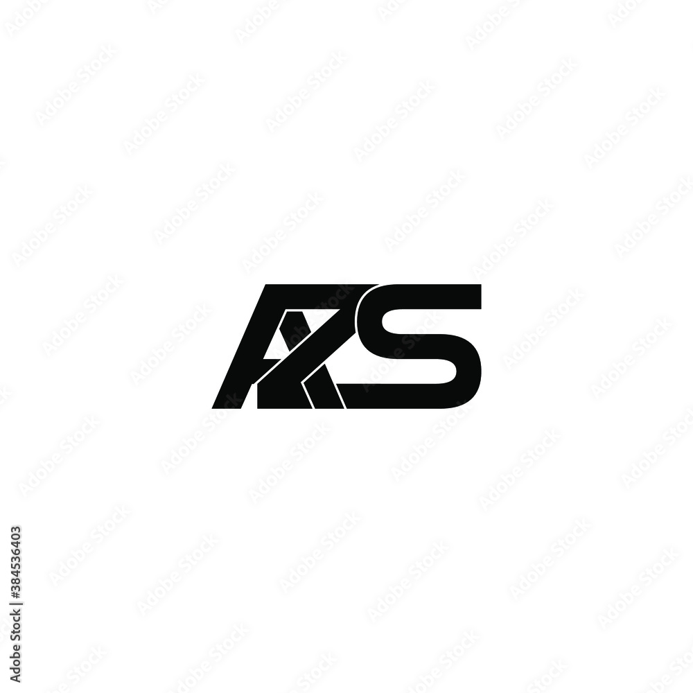 Obraz premium azs letter original monogram logo design