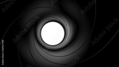 Looking Down the Barrel of a Gun Mask Bond 007 Shooting Shoot