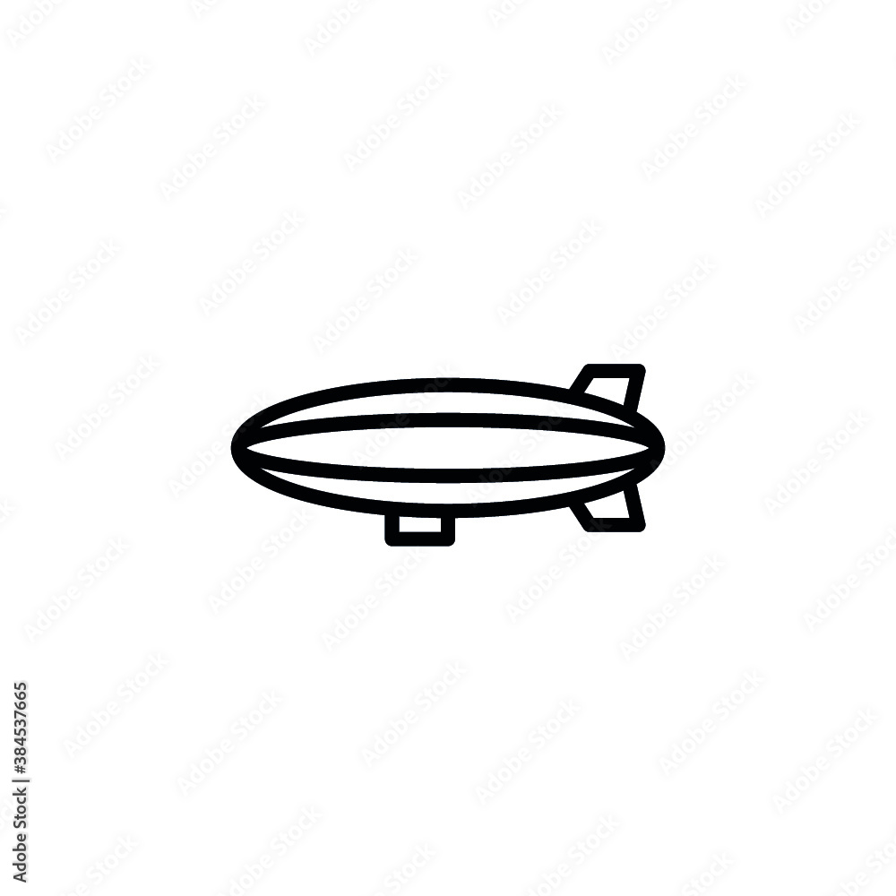 blimp icon in line style icon stock of transportation vehicles. coloring picture for children game. blimp icon in line style icon stock of transportation vehicles. coloring picture for children game.