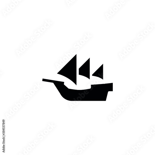 caravel icon vector