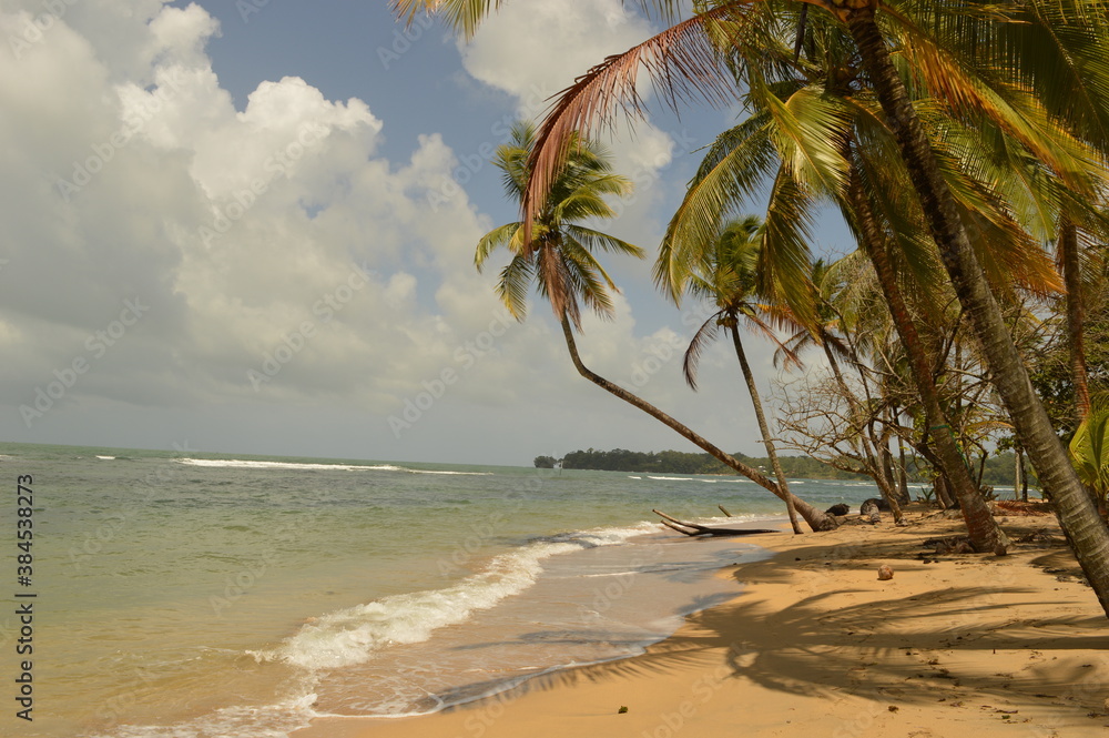The picture perfect beaches of the beautiful Bocas Del Toro islands in Panama, Caribbean