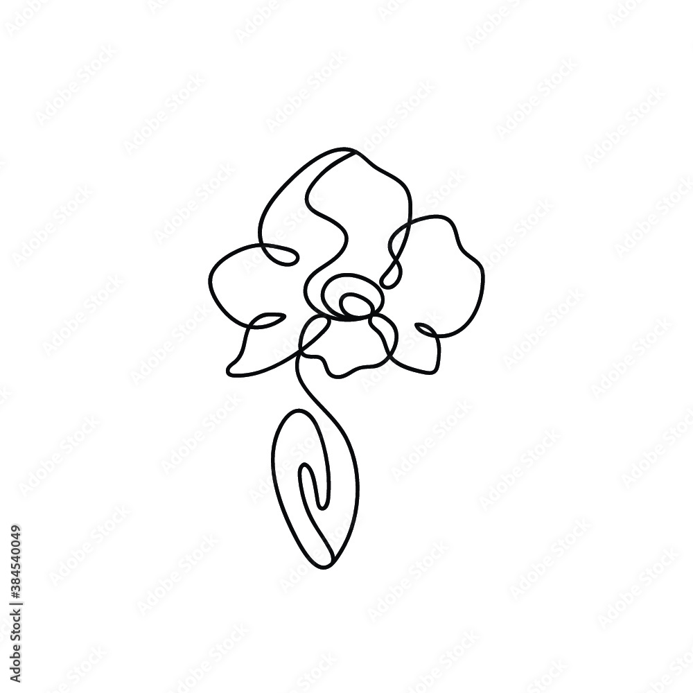 Orchid Logo Icon Orchid Outline Single Orchid Black And White Phalaenopsis Orchid Flower In One Line Art Drawing Style Beautiful Orchid Line Art Pattern Exotic Flowers Drawing On Simple Background Stock ベクター Orchid Logo Icon Orchid Outline Single Orchid Black And White Phalaenopsis Orchid Flower In One Line Art Drawing Style Beautiful Orchid Line Art Pattern Exotic Flowers Drawing On Simple Background Stock ベクター