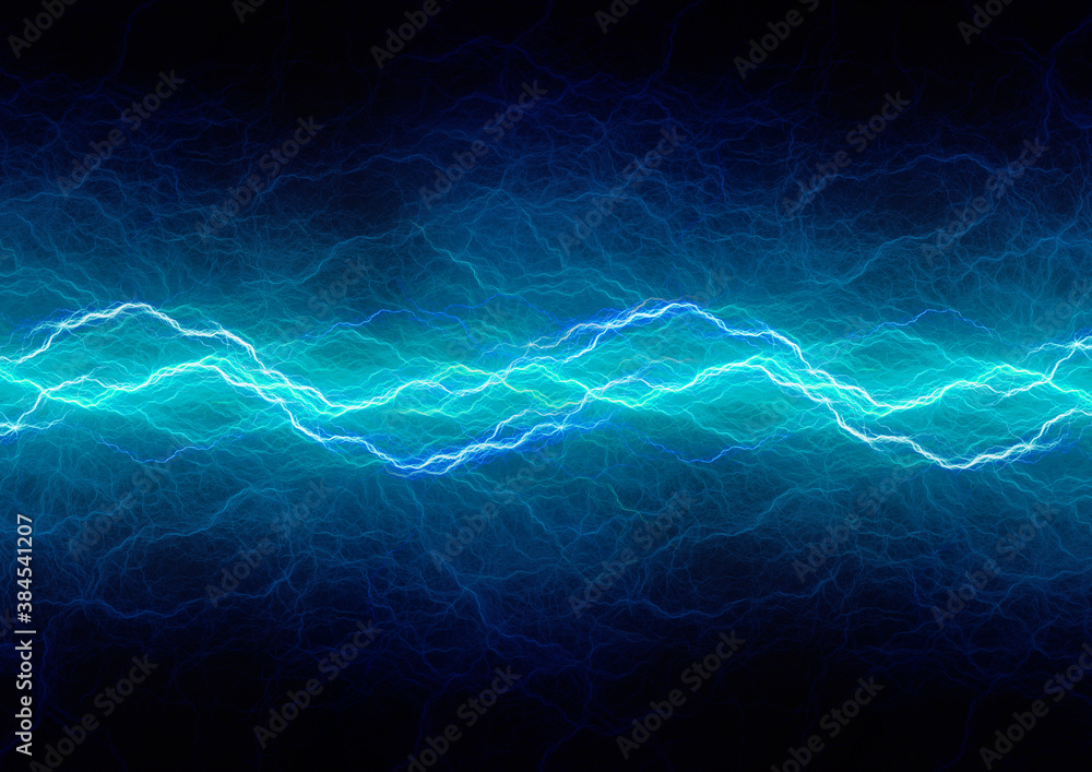 Blue lightning, abstract plasma background Blue lightning, abstract plasma background