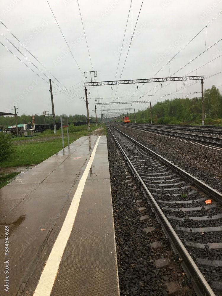 railway in the countryside