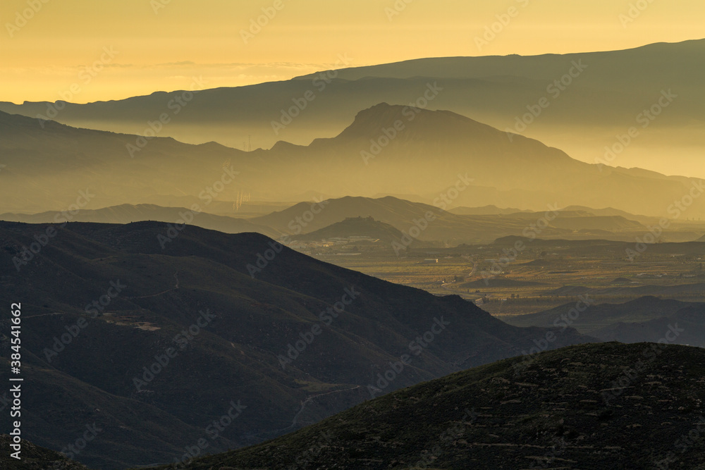 Obraz premium Berglandschaft in Andalusien