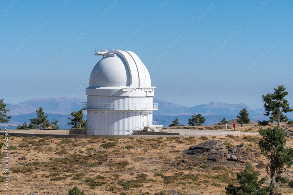 Astronomical telescope of Calar Alto in Almeria (Spain) Astronomical telescope of Calar Alto in Almeria (Spain)